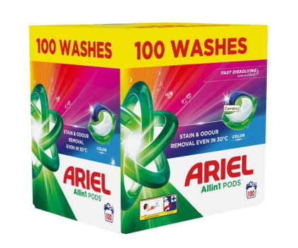 Środek piorący Ariel Kapsułki do prania ARIEL All-in-1 PODS 100 prań 100 szt.